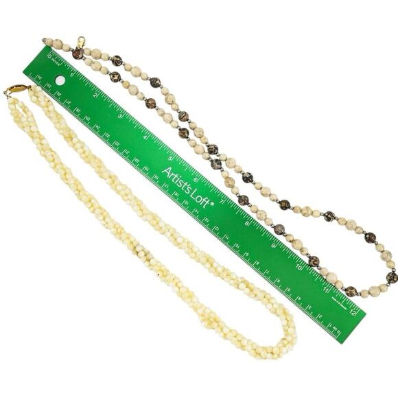 Large Lot 10 Pcs Natural Stone Jewelry Necklaces Boho Bohemian Colorful - Picture 11 of 16